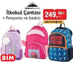 NORTH PACİFİC İLKOKUL ÇANTASI NORTH PACİFİC İLKOKUL ÇANTASI